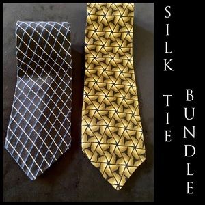 Classic-Modern Silk Ties - Bundle of 2!
